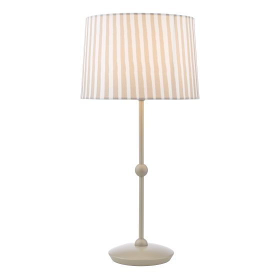 där lighting Sosa Table Lamp Matt Taupe With Shade