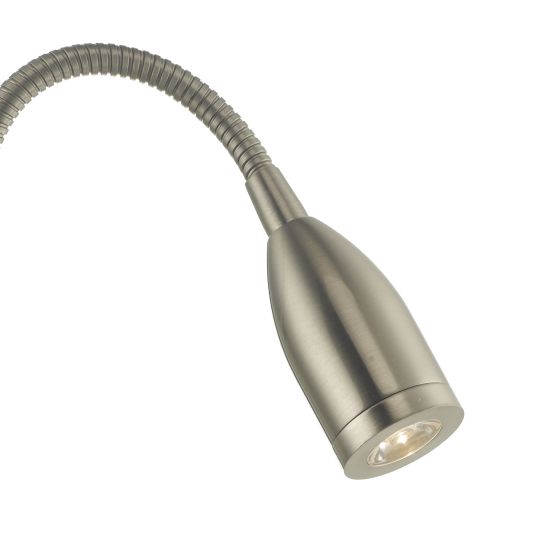 Där Lighting Tadley Wall Light Satin Nickel LED