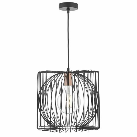 Där Lighting Taplow Pendant Black & Copper
