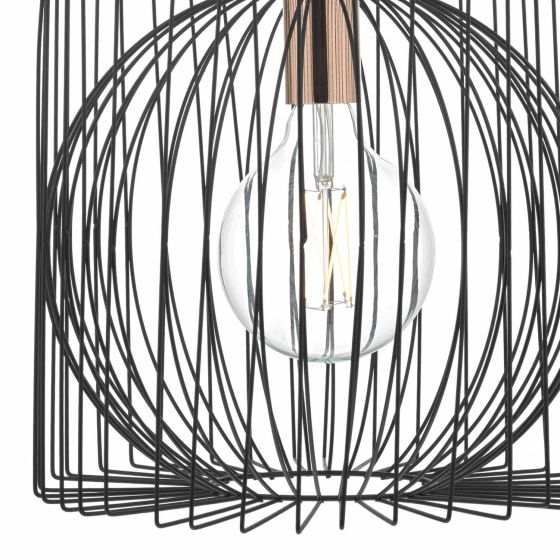 där lighting Taplow Pendant Black & Copper