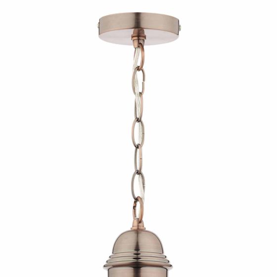 Där Lighting Terrace 1 Light Pendant Copper