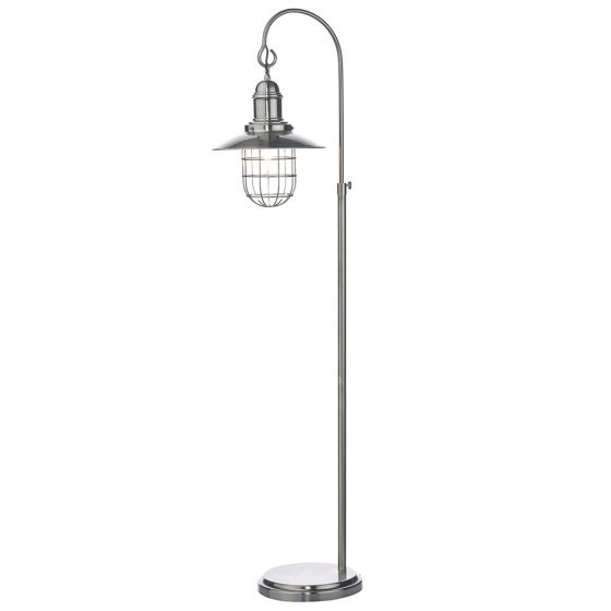 Där Lighting Terrace Floor Lamp Antique Chrome