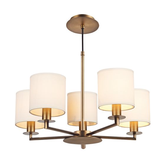 Där Lighting Tyler 5lt Pendant Bronze Fitting Only