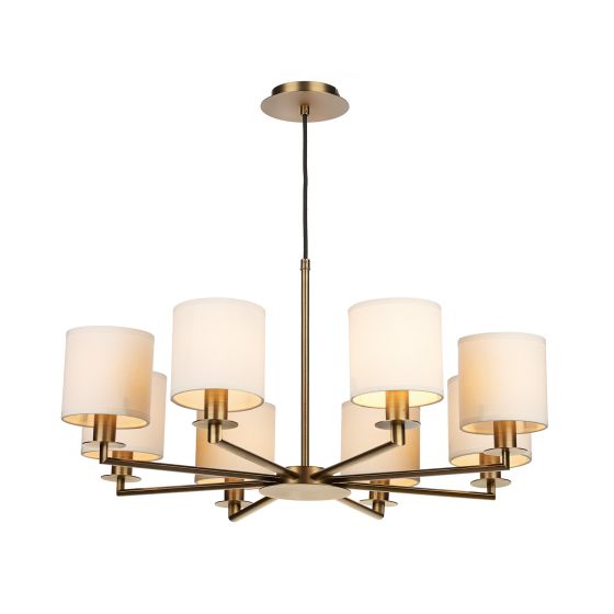 Där Lighting Tyler 8lt Pendant Bronze Fitting Only