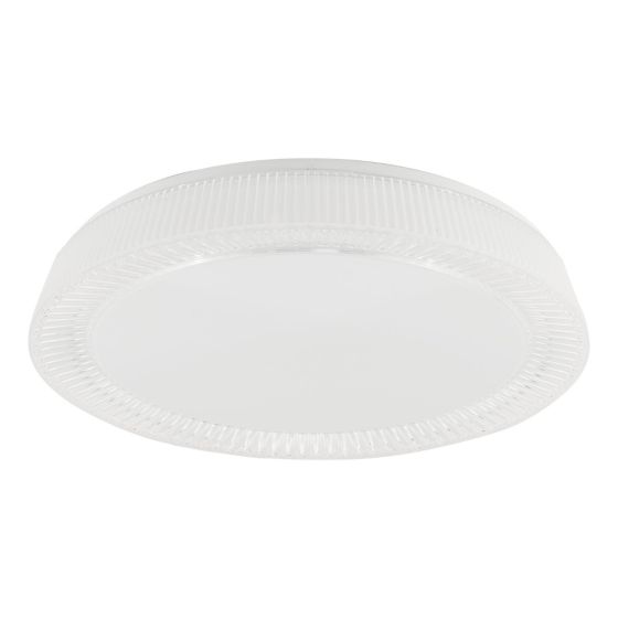 Där Lighting Udell Flush Faceted Acrylic LED