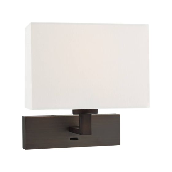där lighting Wall Light Bronze With Shade