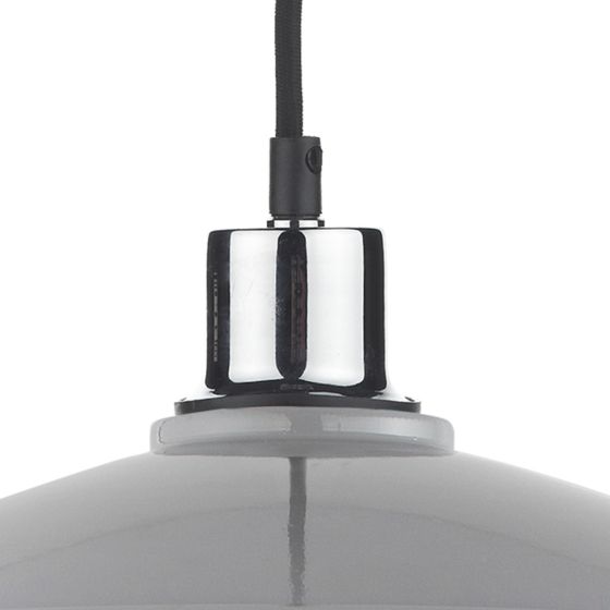 Där Lighting Yifat Easy Fit Pendant Grey