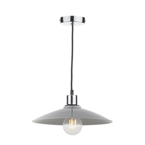 där lighting Yifat Easy Fit Pendant Grey