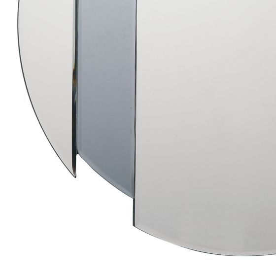 Där Lighting Yulia Silver And Smoked Mirror 50cm