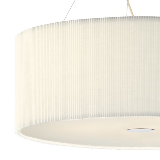 Där Lighting Zaragoza 6 Light Pendant Cream 90cm