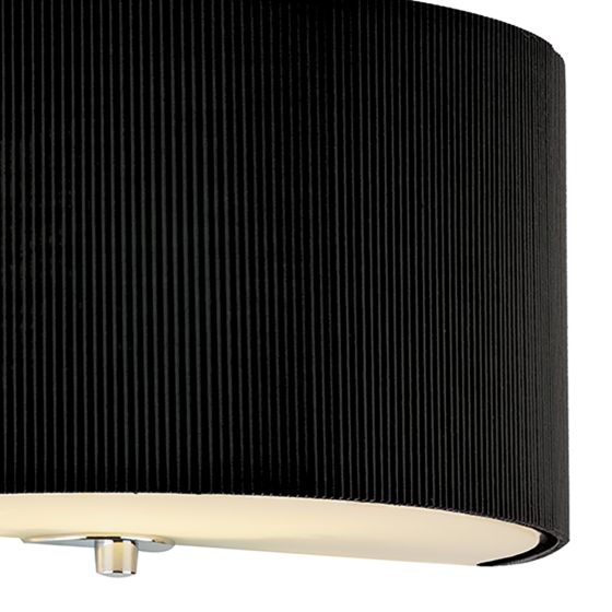 där lighting Zaragoza Wall Light With Black Shade