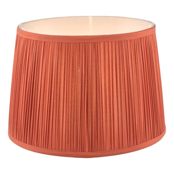 där lighting Zeena Pink Fabric Empire Shade 25.5cm