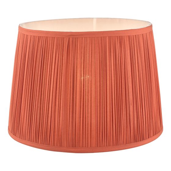där lighting Zeena Pink Fabric Empire Shade 30.5cm