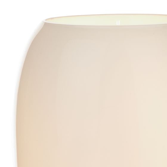 Där Lighting Dino Touch Table Lamp Polished Chrome White Glass