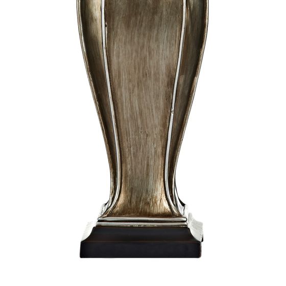 Där Lighting Emlyn Table Lamp Silver/Gold With Shade