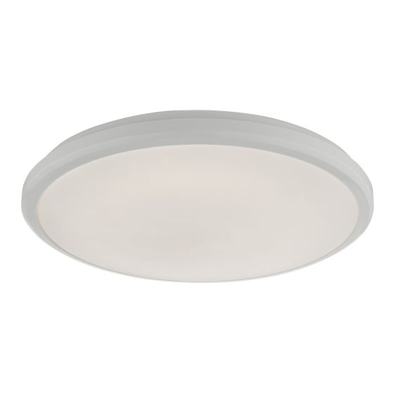 där lighting Emmett Bathroom Flush White Acrylic IP44 LED där lighting Emmett Bathroom Flush White Acrylic IP44 LED