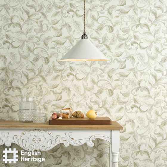 Där Lighting English Heritage Audley End Single Pendant Bronze And Cream