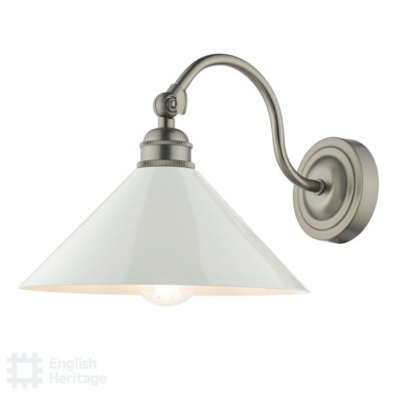 Där Lighting English Heritage Audley End Wall Light Rubbed Bronze And Cream