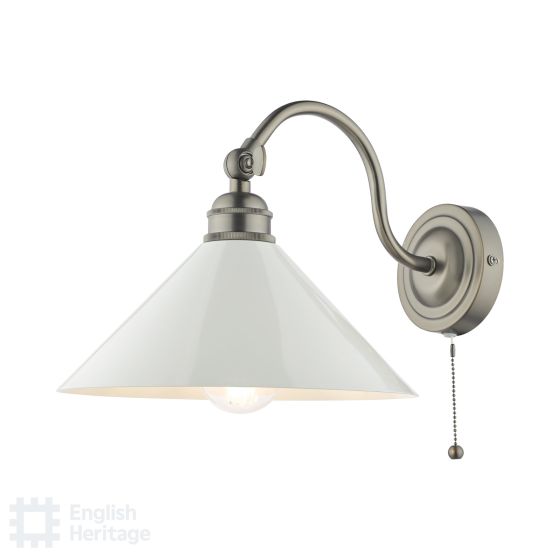 där lighting English Heritage Audley End Wall Light Rubbed Bronze and Cream