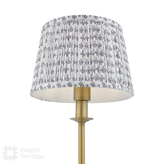 Där Lighting English Heritage Marble Hill Table Lamp Aged Brass With Shade