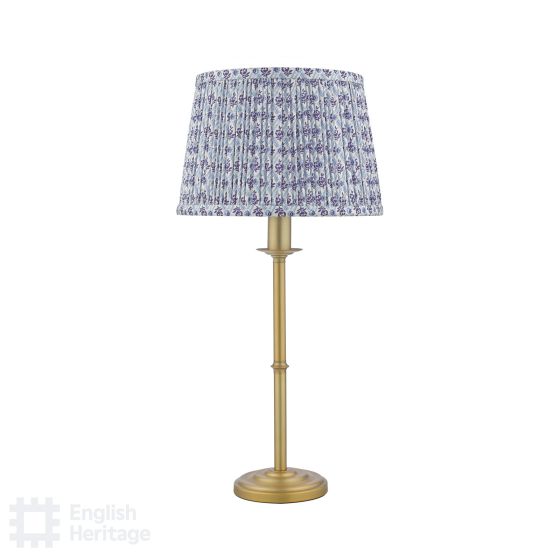 Där Lighting English Heritage Marble Hill Table Lamp Aged Brass With Shade