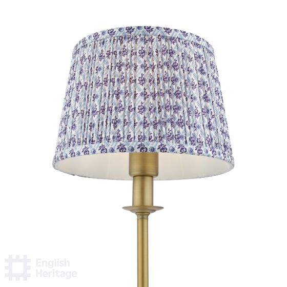 Där Lighting English Heritage Marble Hill Table Lamp Aged Brass With Shade