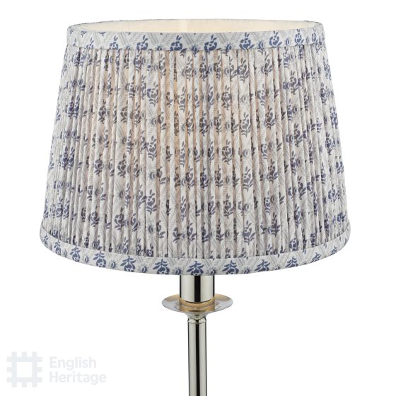 Där Lighting English Heritage Marble Hill Table Lamp Polished Nickel Base Only