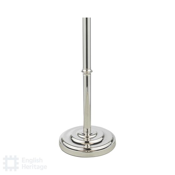 Där Lighting English Heritage Marble Hill Table Lamp Polished Nickel Base Only