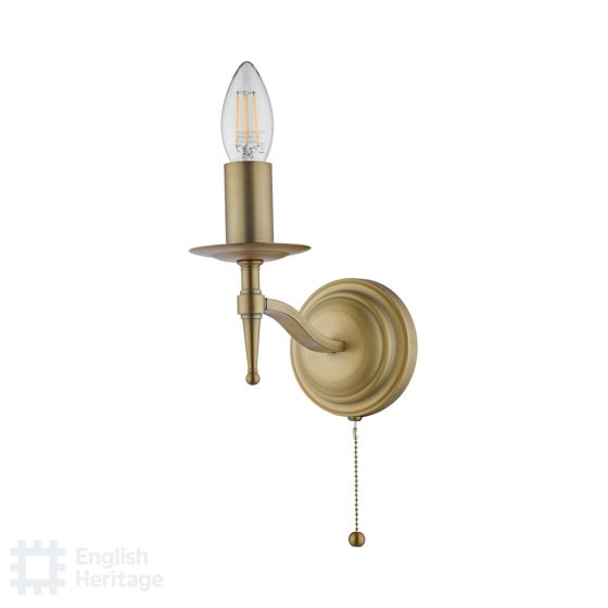 Där Lighting English Heritage Marble Hill Wall Light Aged Brass Bracket Only