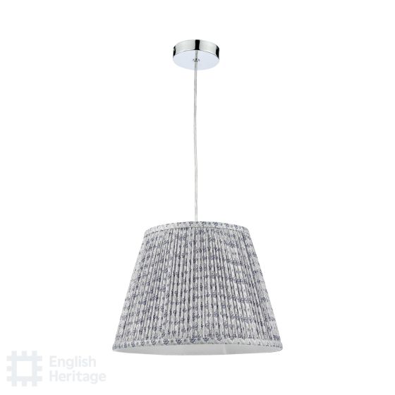 Där Lighting English Heritage St John Street Grey Cotton Empire Shade 35cm