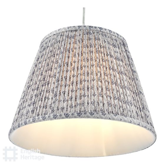 Där Lighting English Heritage St John Street Grey Cotton Empire Shade 35cm