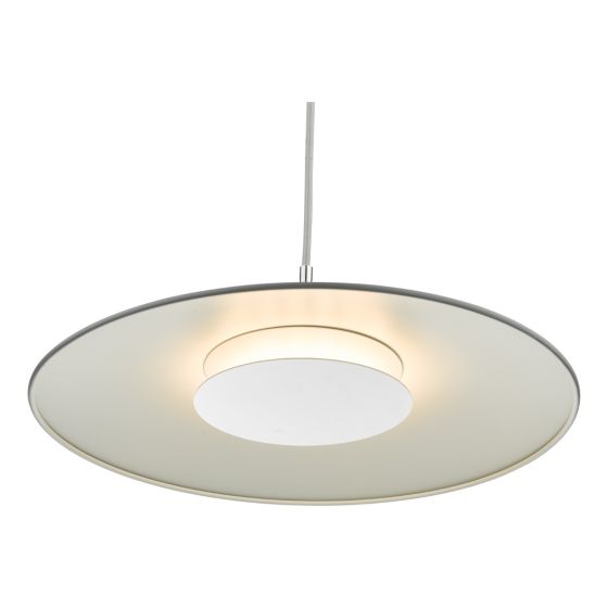 Där Lighting Enoch Pendant Matt Grey Stainless Steel LED