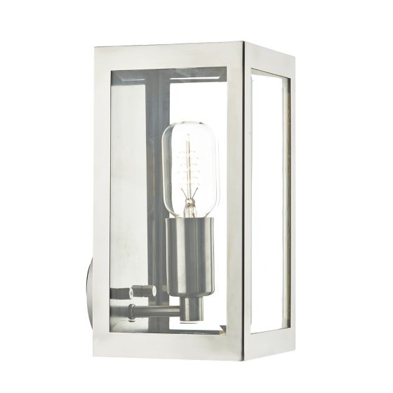 Där Lighting Era Outdoor Wall Light Stainless Steel Glass IP44