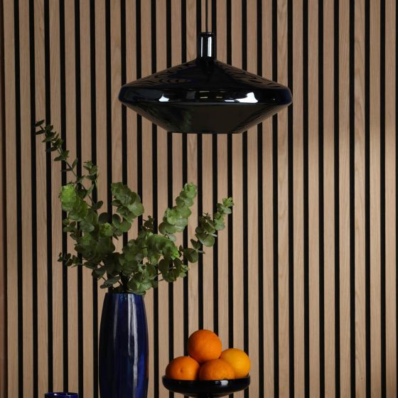 Där Lighting Esmeralda Single Pendant Blue Glass And Opal Glass