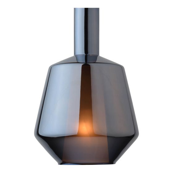 Där Lighting Esmeralda Single Pendant Blue Glass And Opal Glass