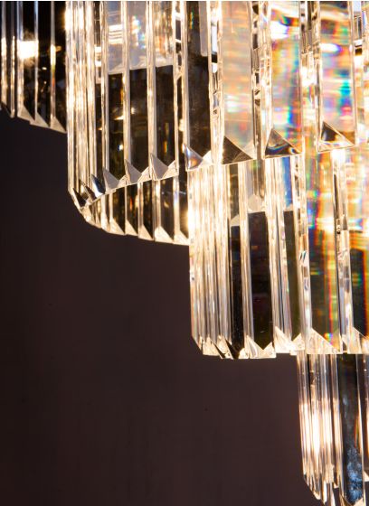 Där Lighting Eulalia 12 Light Chandelier Polished Chrome Crystal