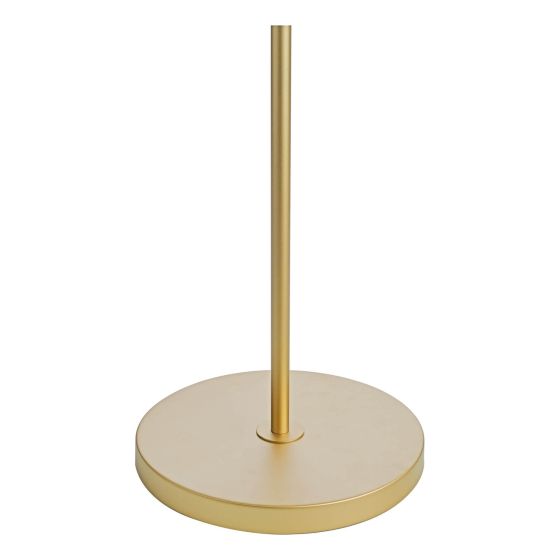 Där Lighting Fenella 3 Light Floor Lamp Gold Leaf And Seagrass