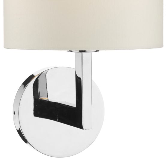 Där Lighting Ferrara Wall Light Polished Chrome Bracket Only