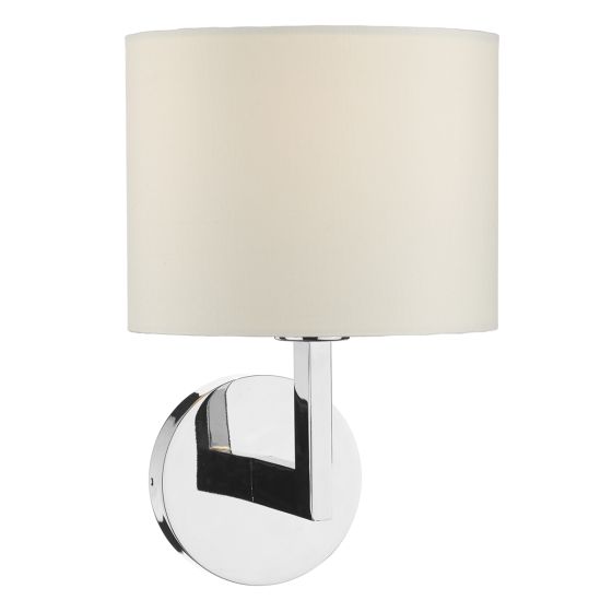 där lighting Ferrara Wall Light Polished Chrome Bracket Only