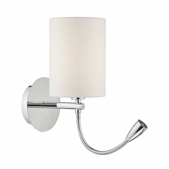 Där Lighting Feta Wall Light LED Polished Chrome Base Only