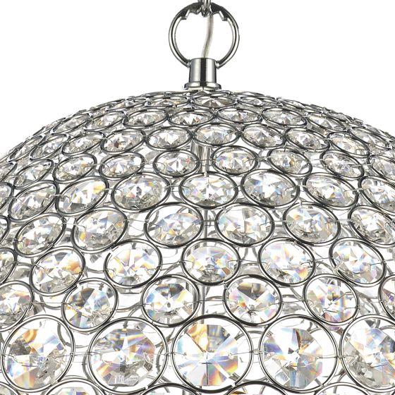 Där Lighting Fiesta 5 Light 35CM Pendant Polished Chrome