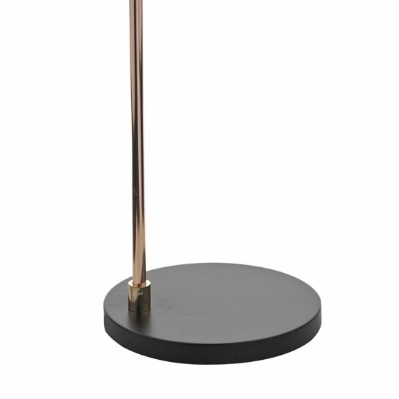 där lighting Frederick Task Floor Lamp Black & Copper