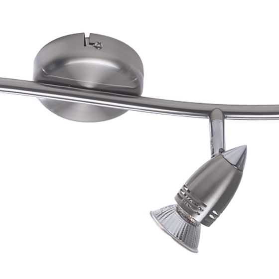 Där Lighting Gemini 4 Light Bar Spotlight Satin Chrome (Multipack)