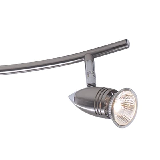 Där Lighting Gemini 4 Light Bar Spotlight Satin Chrome (Multipack)