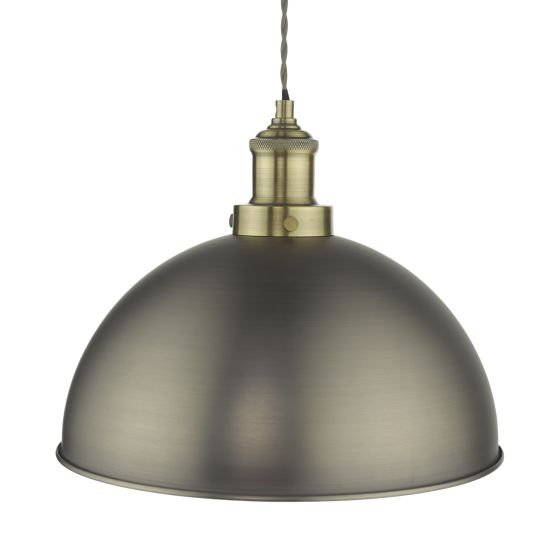 Där Lighting Governor Pendant Antique Chrome Antique Brass