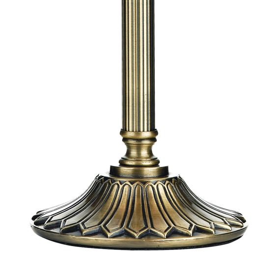 Där Lighting Hatton Table Lamp Antique Brass With Shade