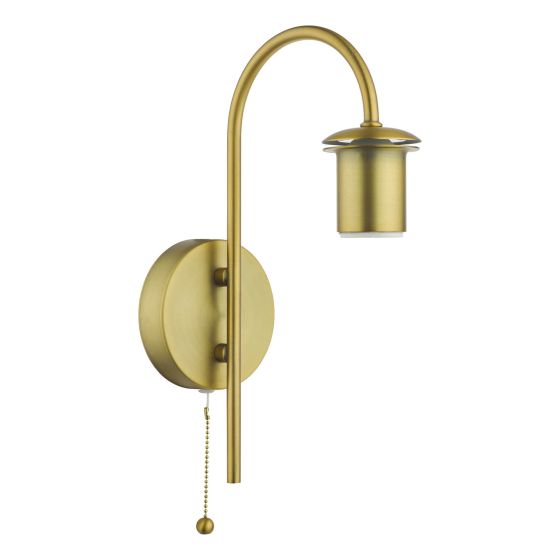 där lighting Idra Wall Light Aged Bronze E27 Bracket Only