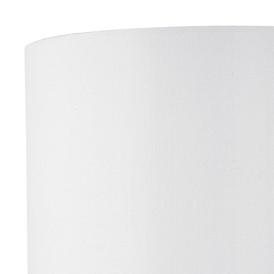 Där Lighting Innsbruck Ivory Faux Silk Oval Shade 30cm