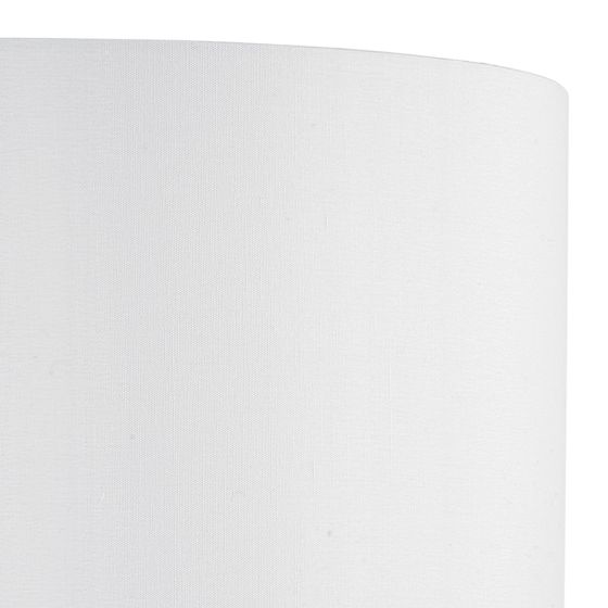 Där Lighting Innsbruck Ivory Faux Silk Oval Shade 30cm