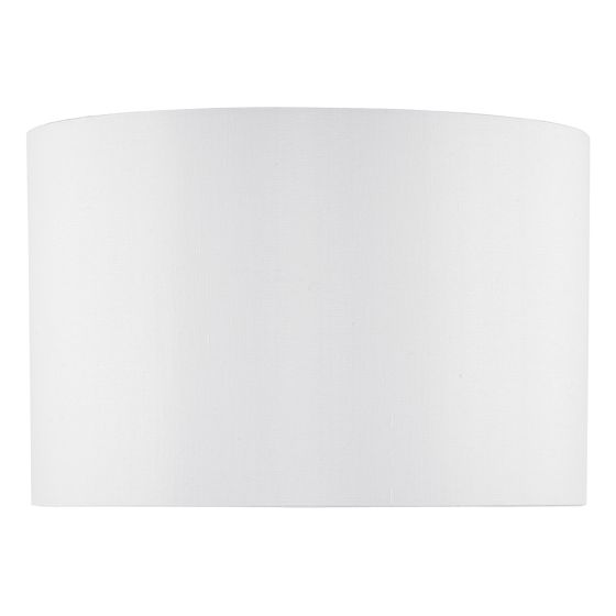 där lighting Innsbruck Ivory Faux Silk Oval Shade 30cm
